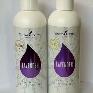 2 bottles of YOUNG LIVING LAVENDER LOTION -NEW unopened